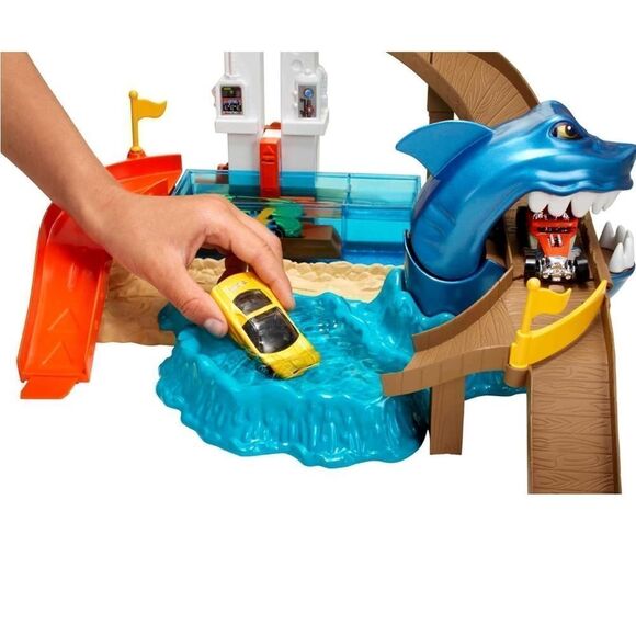 HOT WHEELS TOY CAR TRACK SET COLOR SHIFTERS CARPORT SHOWDOWN - Picture 3 of 7